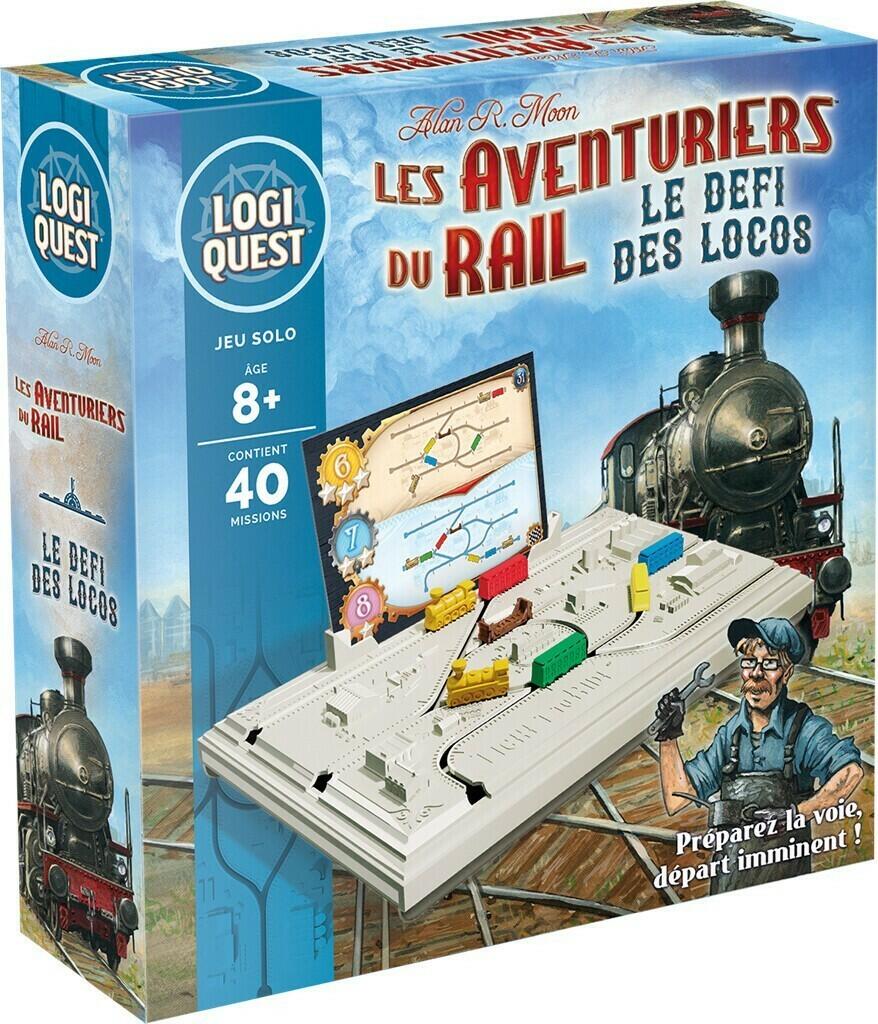 Logiquest: Les Aventuriers du Rail Cover 3d