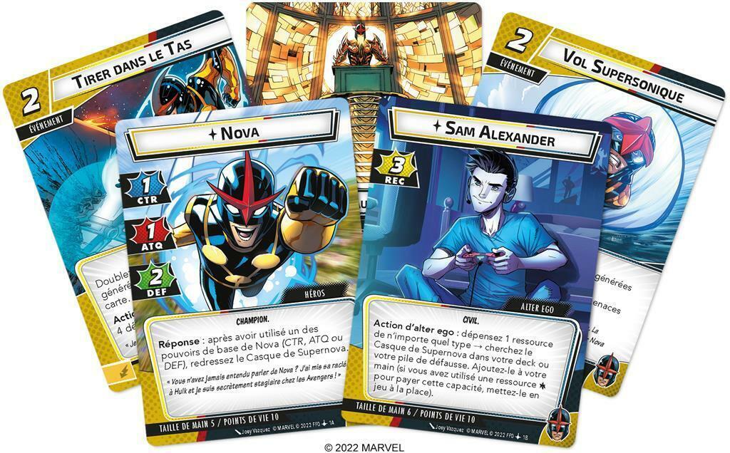 Marvel Champions: Le Jeu de Cartes - Nova Cartes