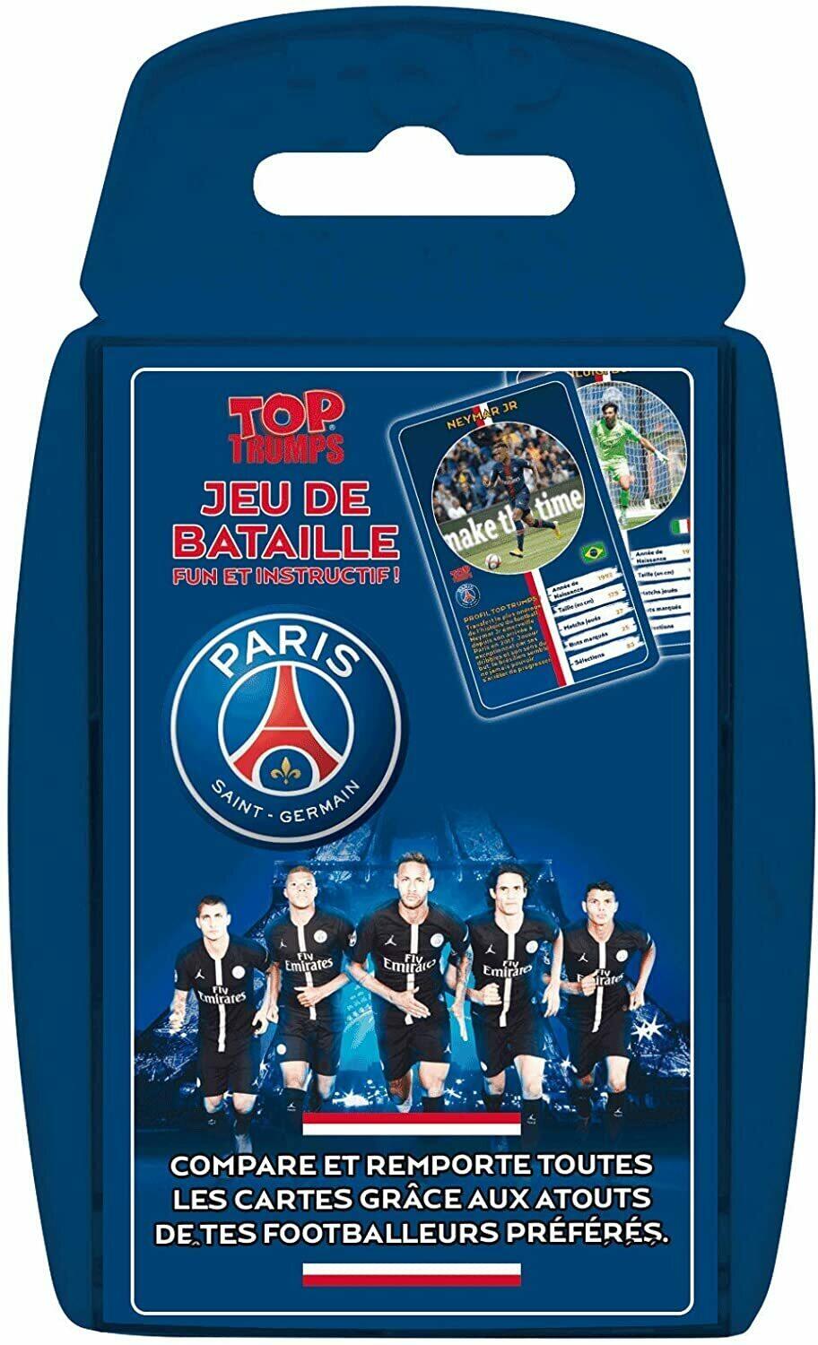Top Trumps: Jeu de Bataille - Paris Saint Germain Cover 3d