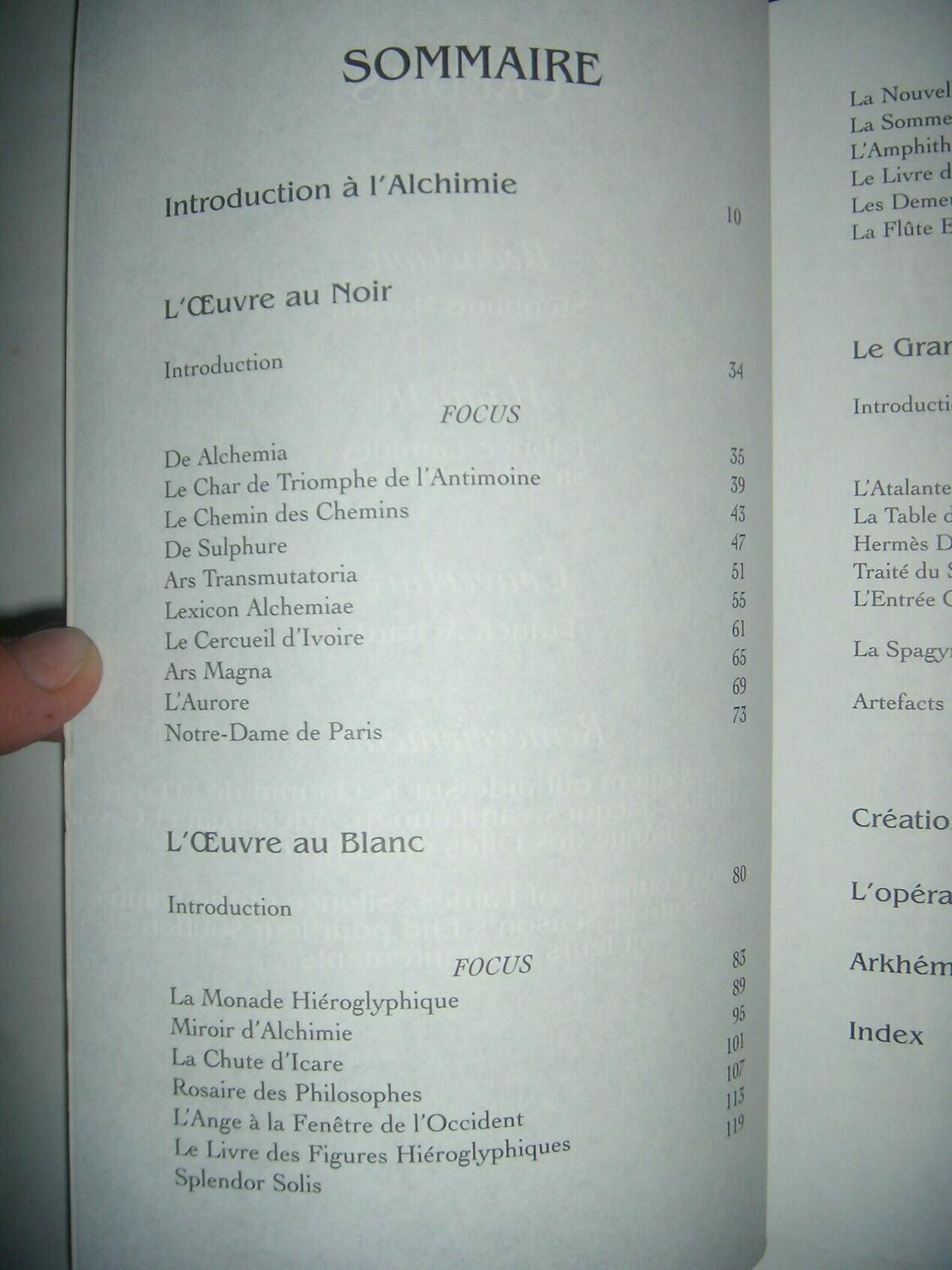 Nephilim: L'Alchimie - Les Sciences Occultes Pages