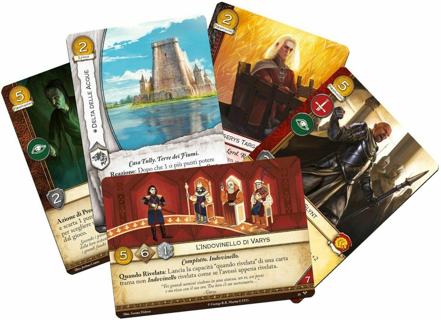 Le Trône de Fer: Le Jeu de Cartes - Au Travers des Sept Couronnes Cartes