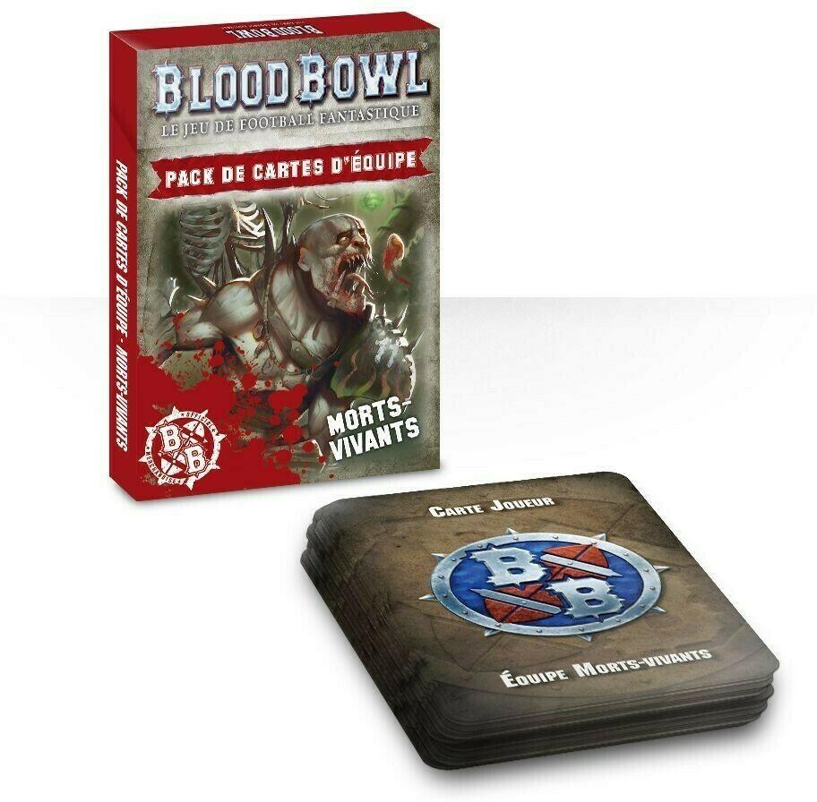 Blood Bowl: Le Jeu de Football Fantastique - Pack de Cartes d'Équipe - Morts Vivants Eclate