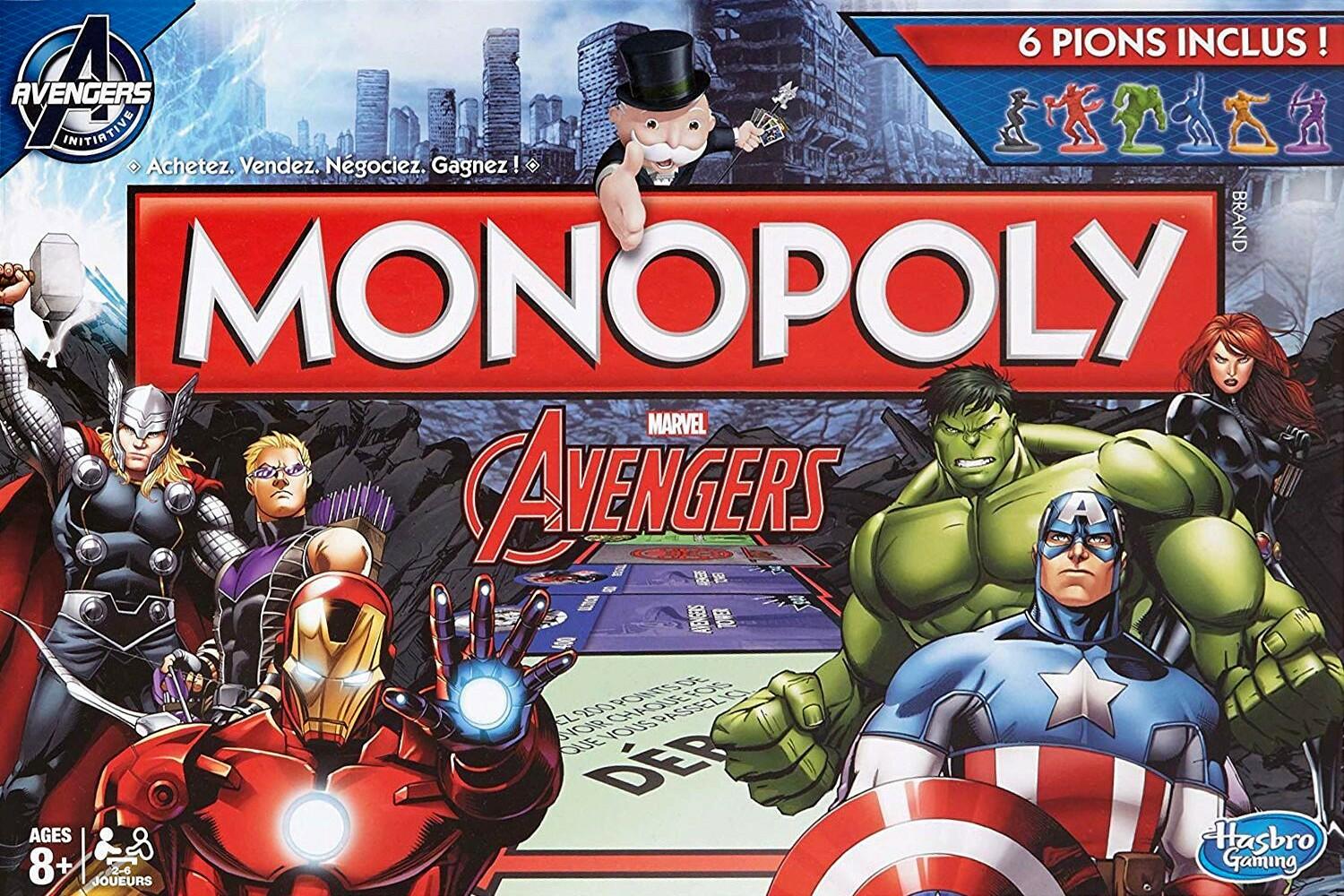 Monopoly: Avengers Cover