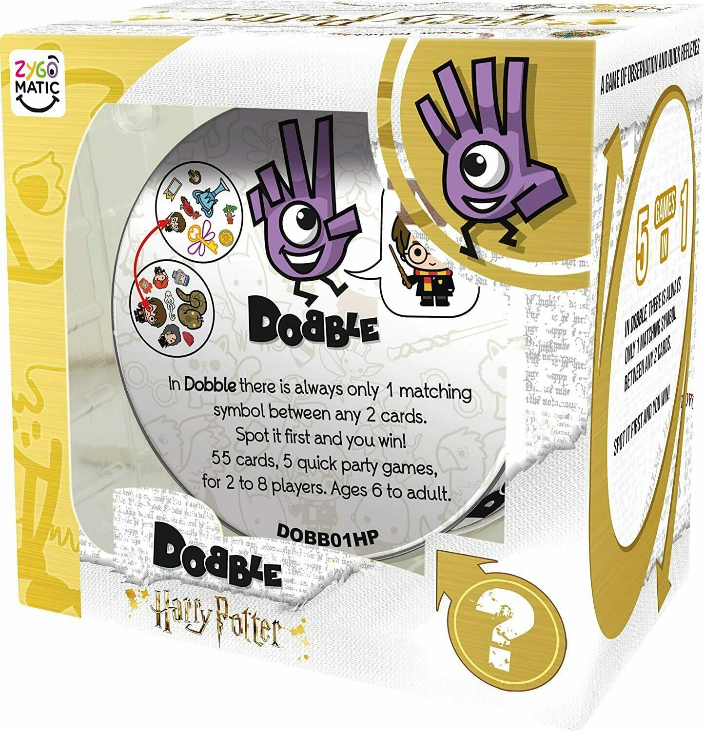 Dobble: Harry Potter English Back 3d