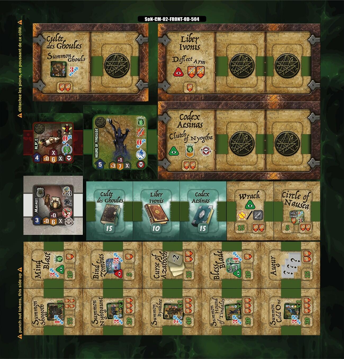 Shadows over Normandie: Cthulhu Mythos Call One Tuiles