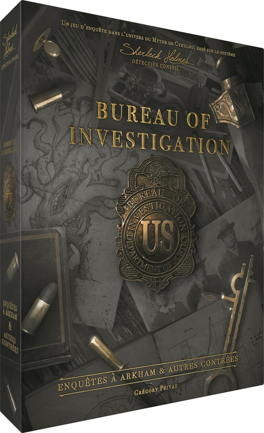 Sherlock Holmes: Détective Conseil - Bureau of Investigation Cover 3d