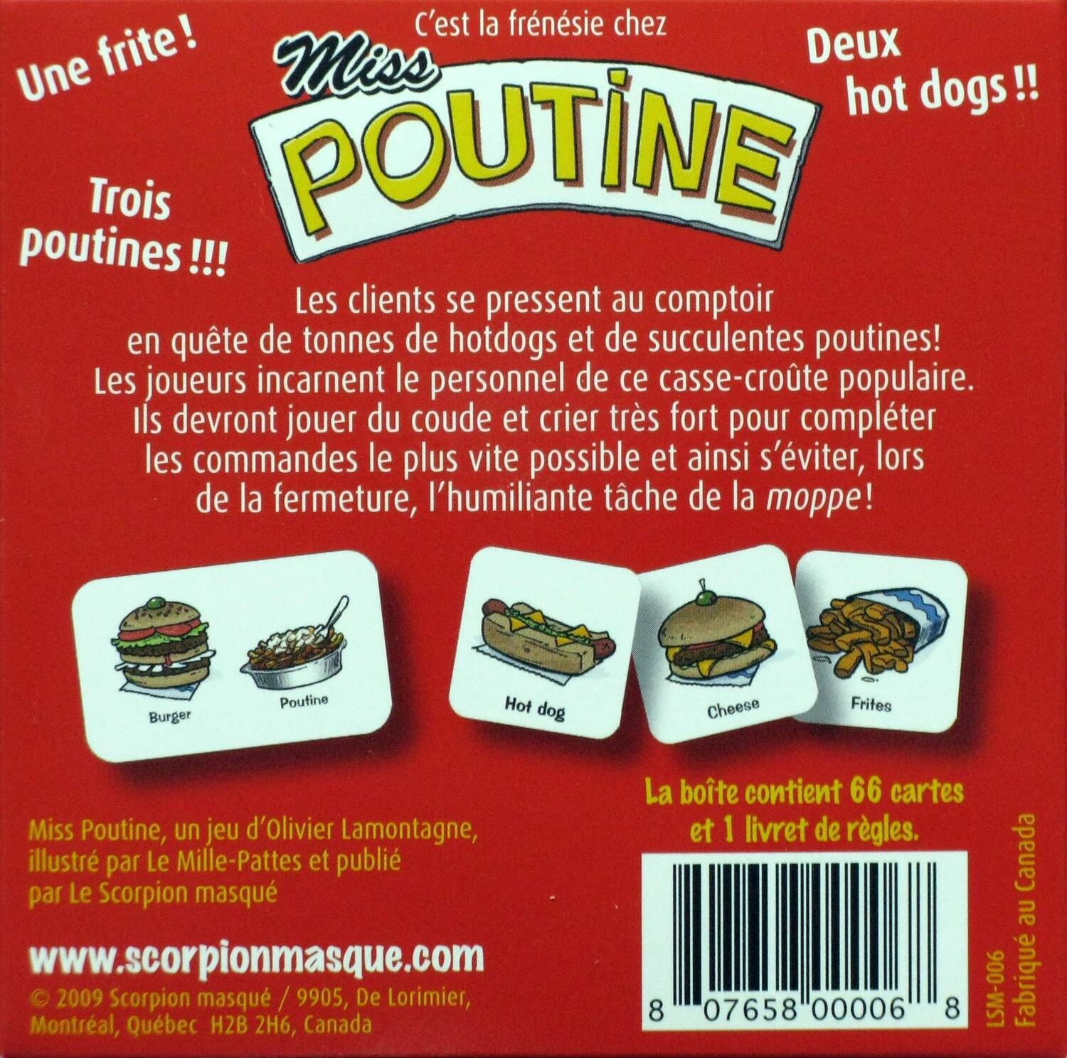 Miss Poutine Back