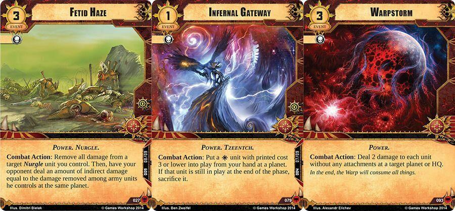 Warhammer 40,000: Conquest - Les Jungles de Nectavus Cartes