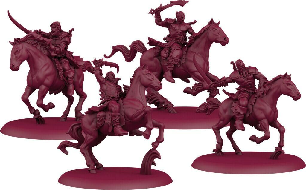 Le Trône de Fer: Le Jeu de Figurines - Vétérans Dothraki Figurines