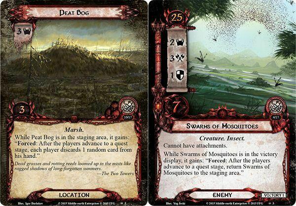 Le Seigneur des Anneaux: Le Jeu de Cartes - Deck Cauchemar - Les Nîn-in-Eilph Cartes