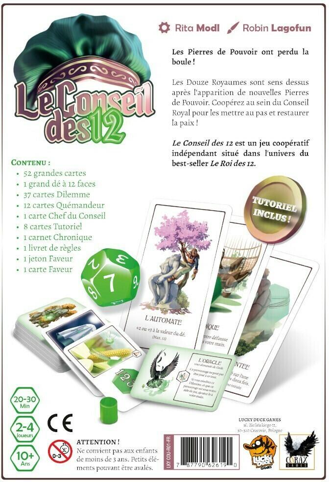 Le Conseil des 12 Back