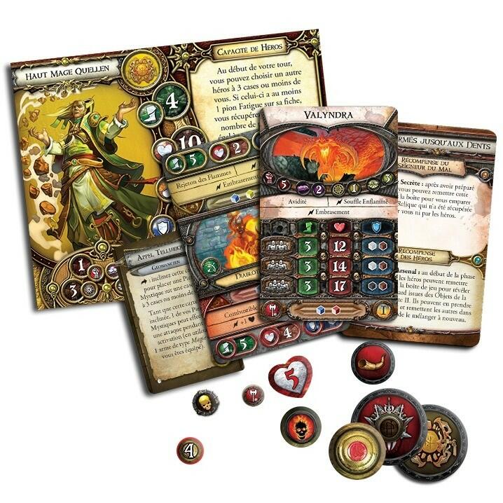 Descent: Voyages Dans les Ténèbres (Seconde Édition) Cartes