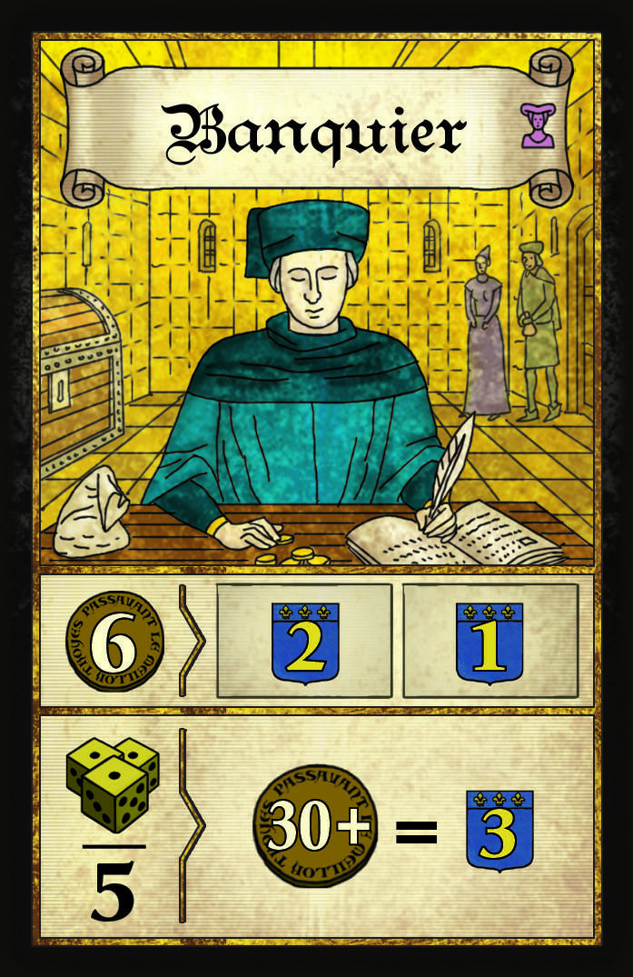 Les Dames de Troyes Carte Banquier