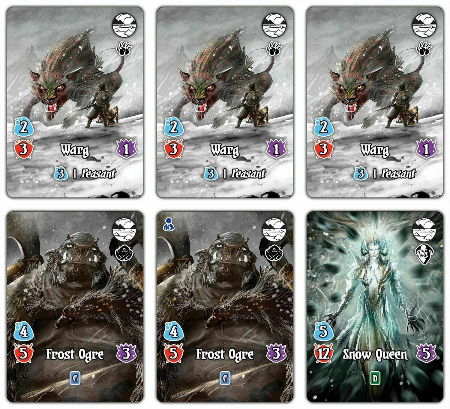 Valeria: Le Royaume - De Feu & De Glace Cartes