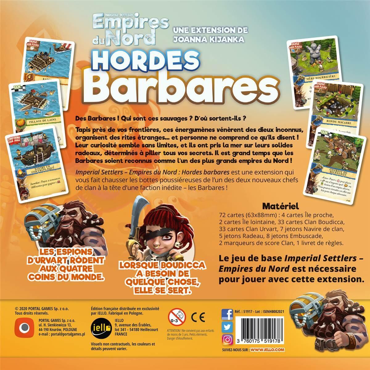 Imperial Settlers: Empires du Nord - Hordes Barbares Back