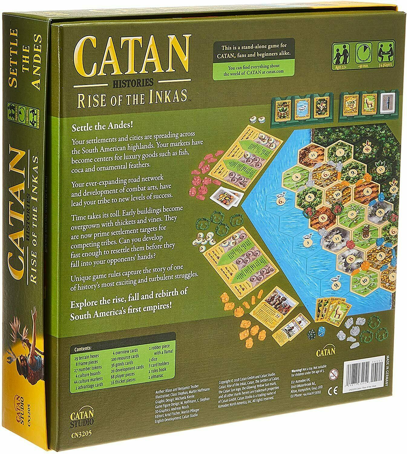 Catan: Histories - Rise of the Inkas Back 3d