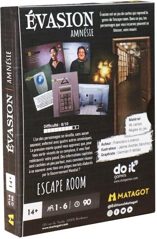 Escape Room: Evasion - Amnésie Back 3d