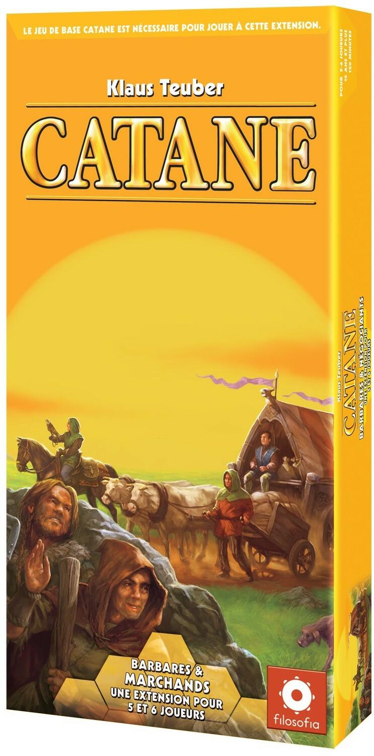Catane: Barbares et Marchands - 5 et 6 Joueurs Cover 3d