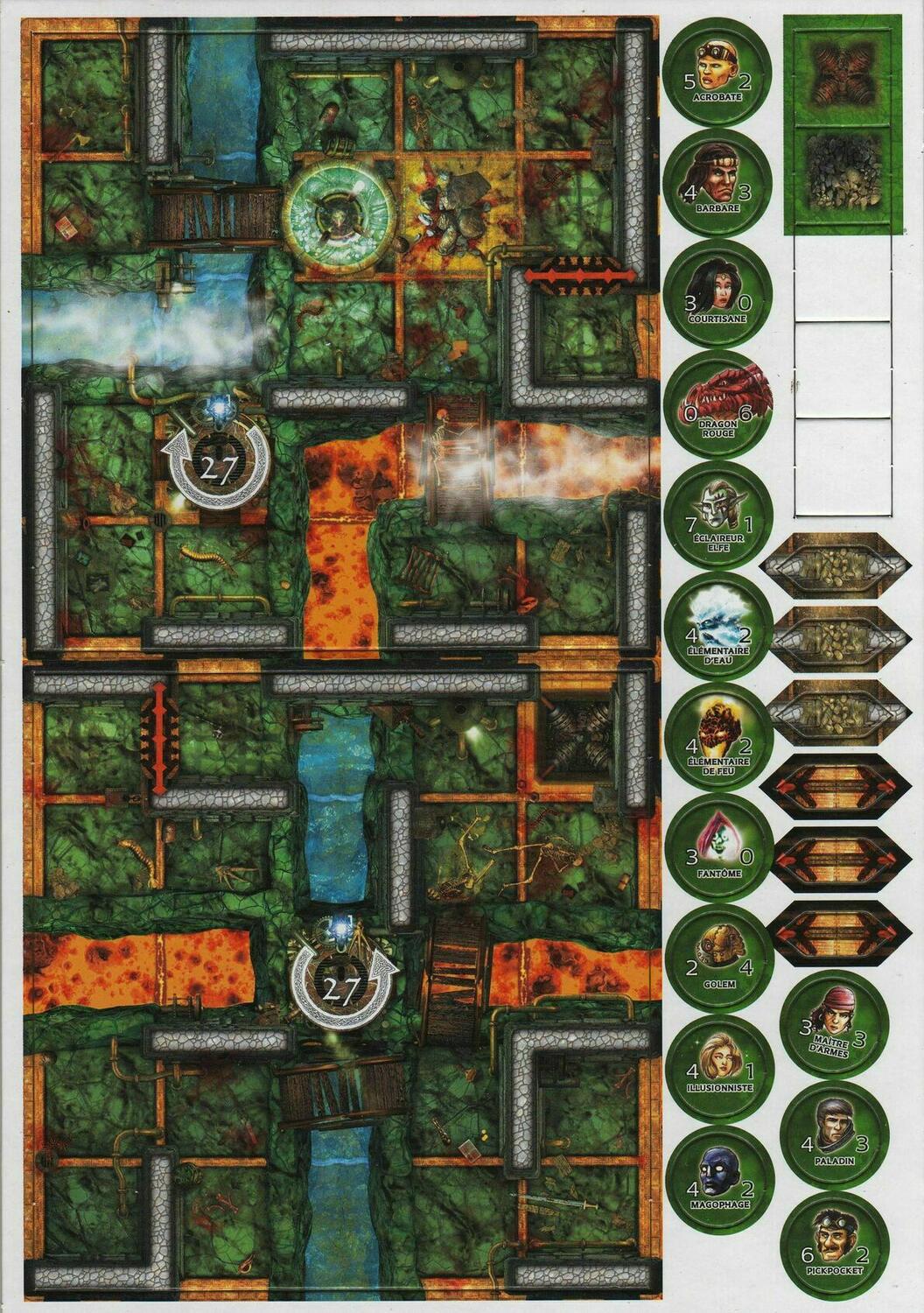 Dungeon Twister: À Feu & À Sang Plateau