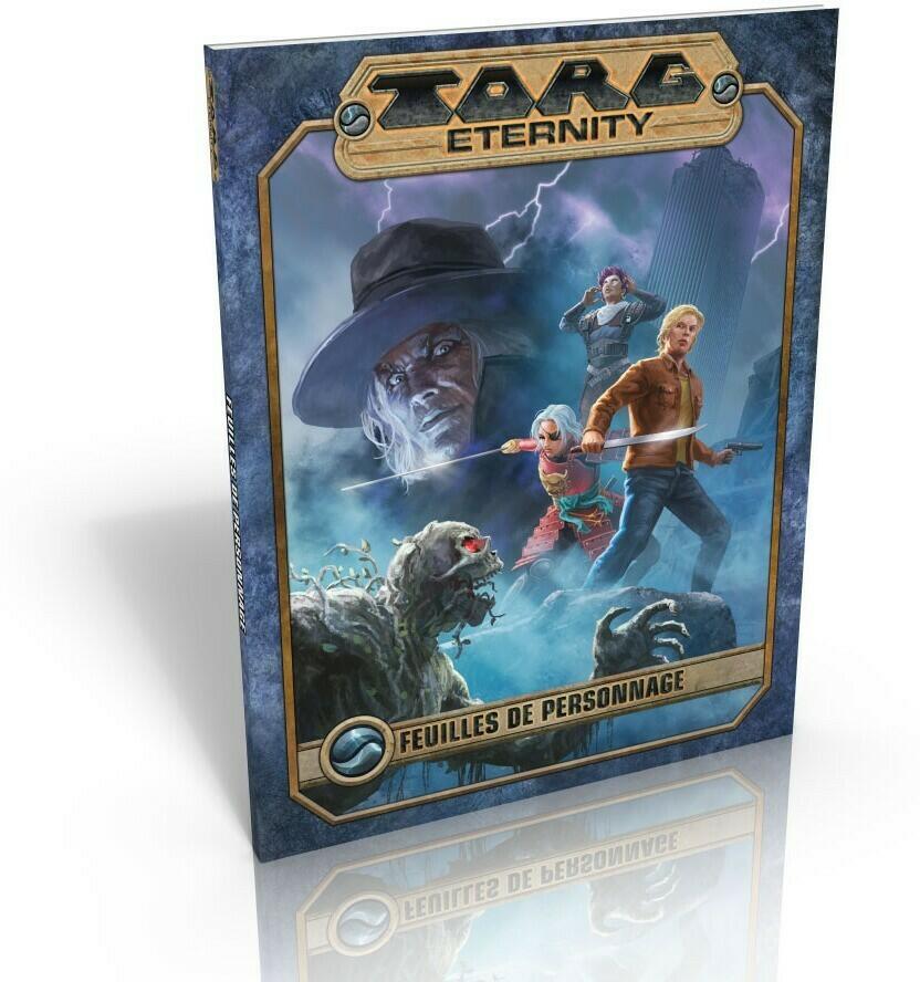 Torg Eternity: Feuilles de Personnage Cover 3d
