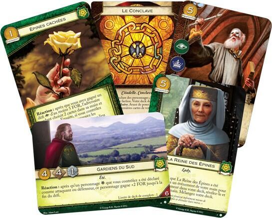 Le Trône de Fer: Le Jeu de Cartes - La Maison des Épines Cartes