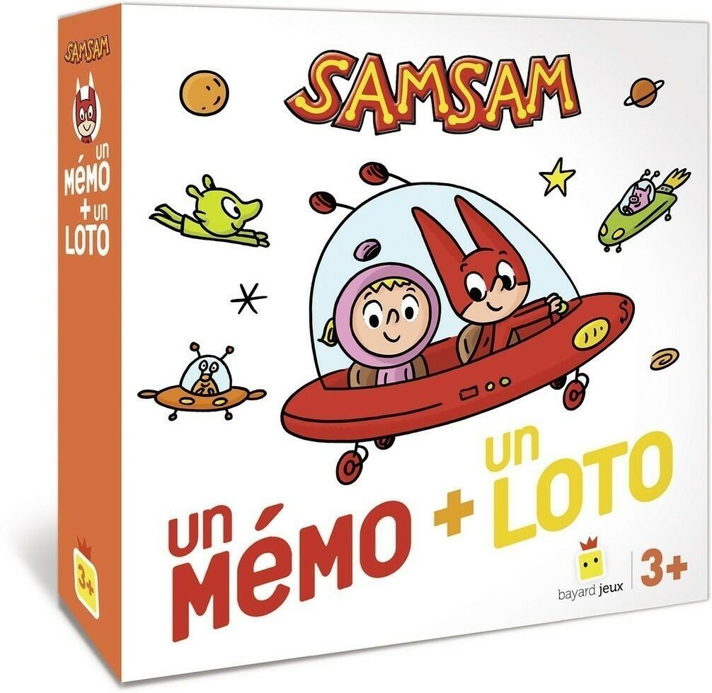 SamSam: Un Mémo + Un Loto Cover 3d
