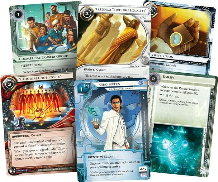 Android: Netrunner - Démocratie et Dogme Cartes