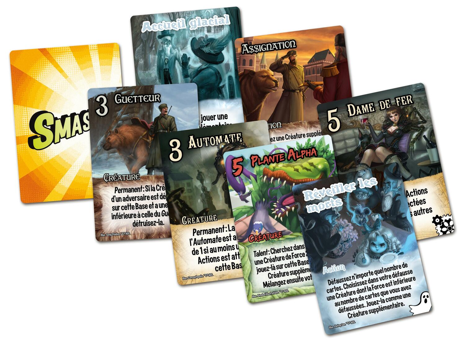 Smash Up: Même pas Mort Cartes