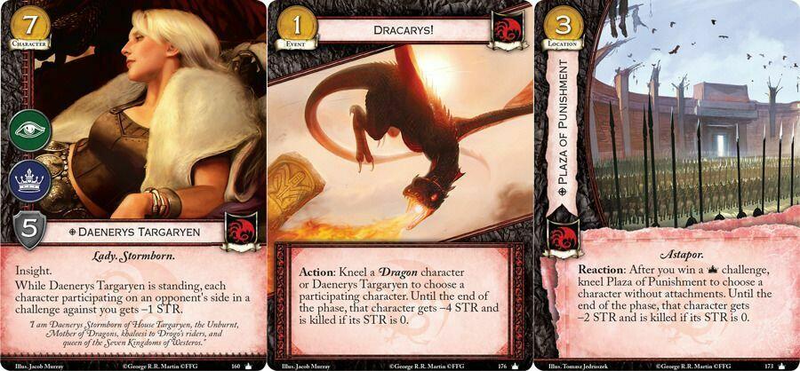 Le Trône de Fer: Le Jeu de Cartes - Pas de Moyen Terme Cartes