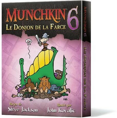 Munchkin 6: Le Donjon de la Farce Cover 3d