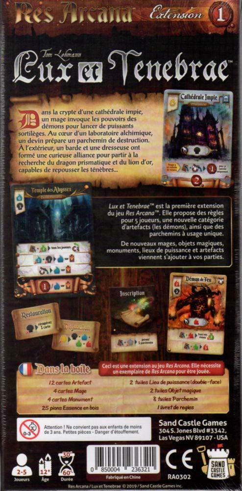 Res Arcana: Lux et Tenebrae Back