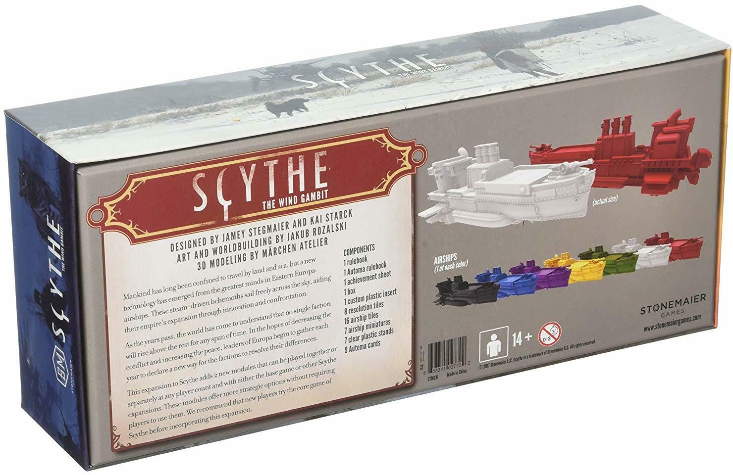 Scythe: The Wind Gambit English Back 3d