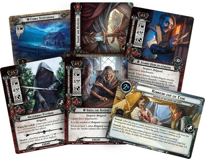 Le Seigneur des Anneaux: Le Jeu de Cartes - Meurtre au Poney Fringant Cartes