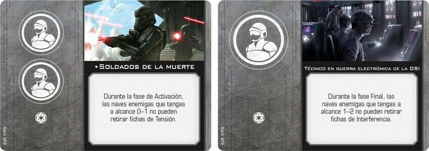 Star Wars: X-Wing - Le Jeu de Figurines - TIE Reaper Cartes