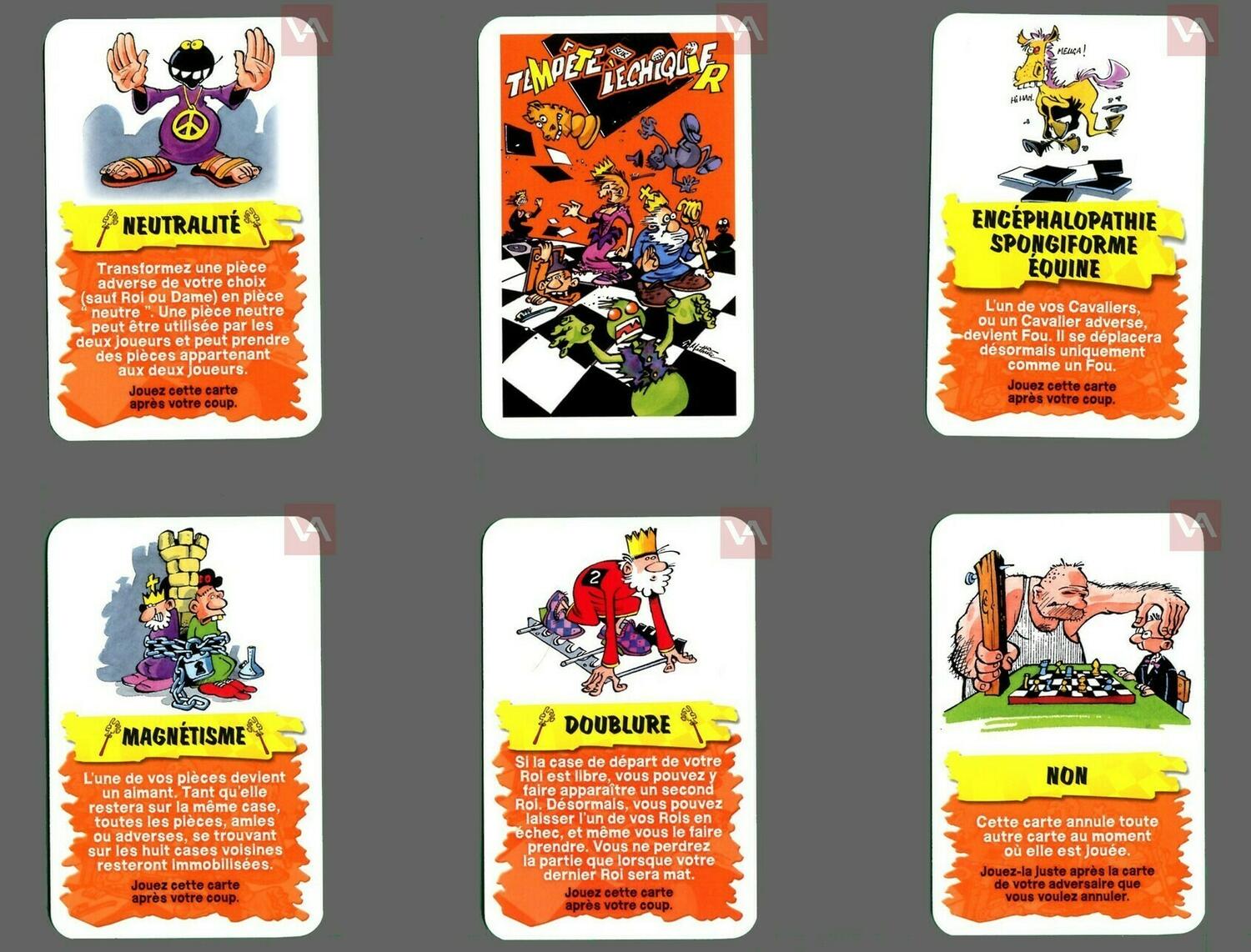 Tempête sur l'Échiquier Cartes