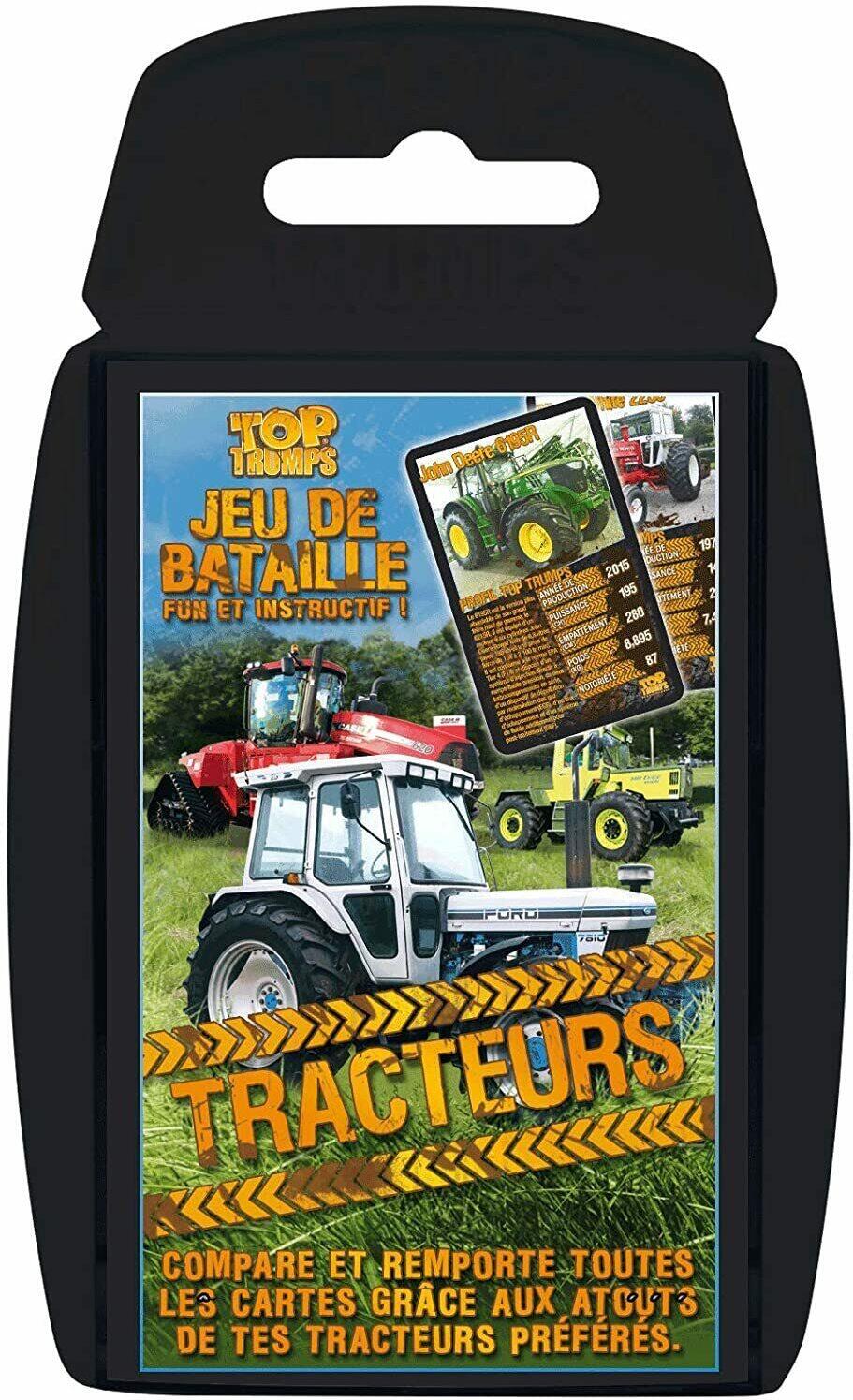 Top Trumps: Tracteurs Cover 3d