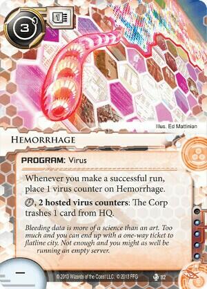 Android: Netrunner - Peur et Haine Carte