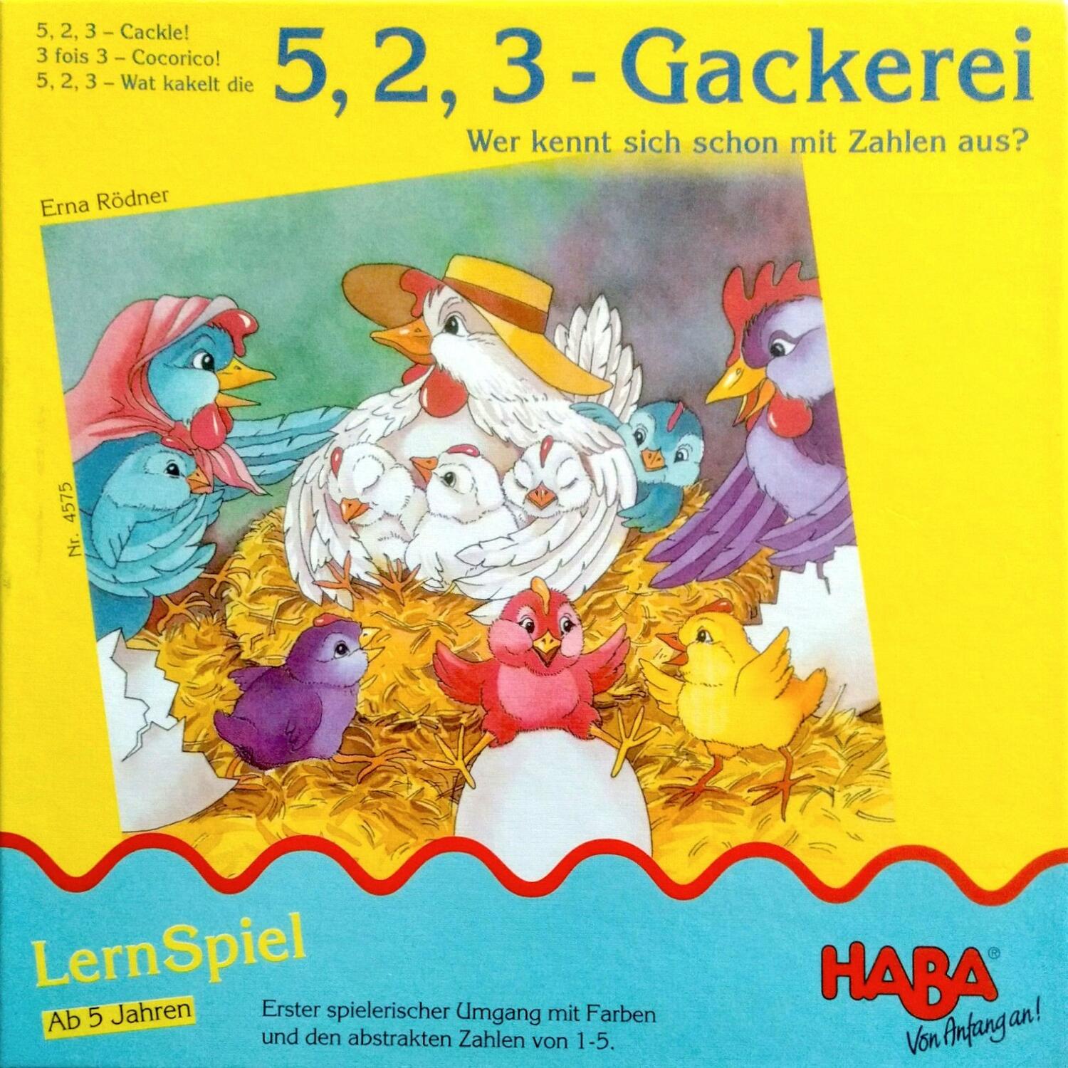 5, 2, 3: Gackerei Cover