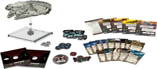 Star Wars: X-Wing - Le Jeu de Figurines - Faucon Millenium Eclate