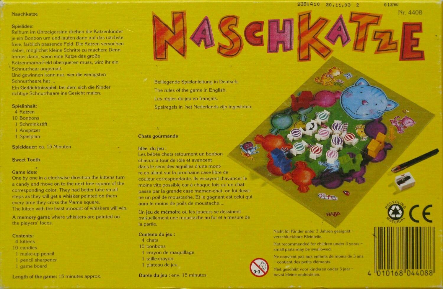 Naschkatze Back