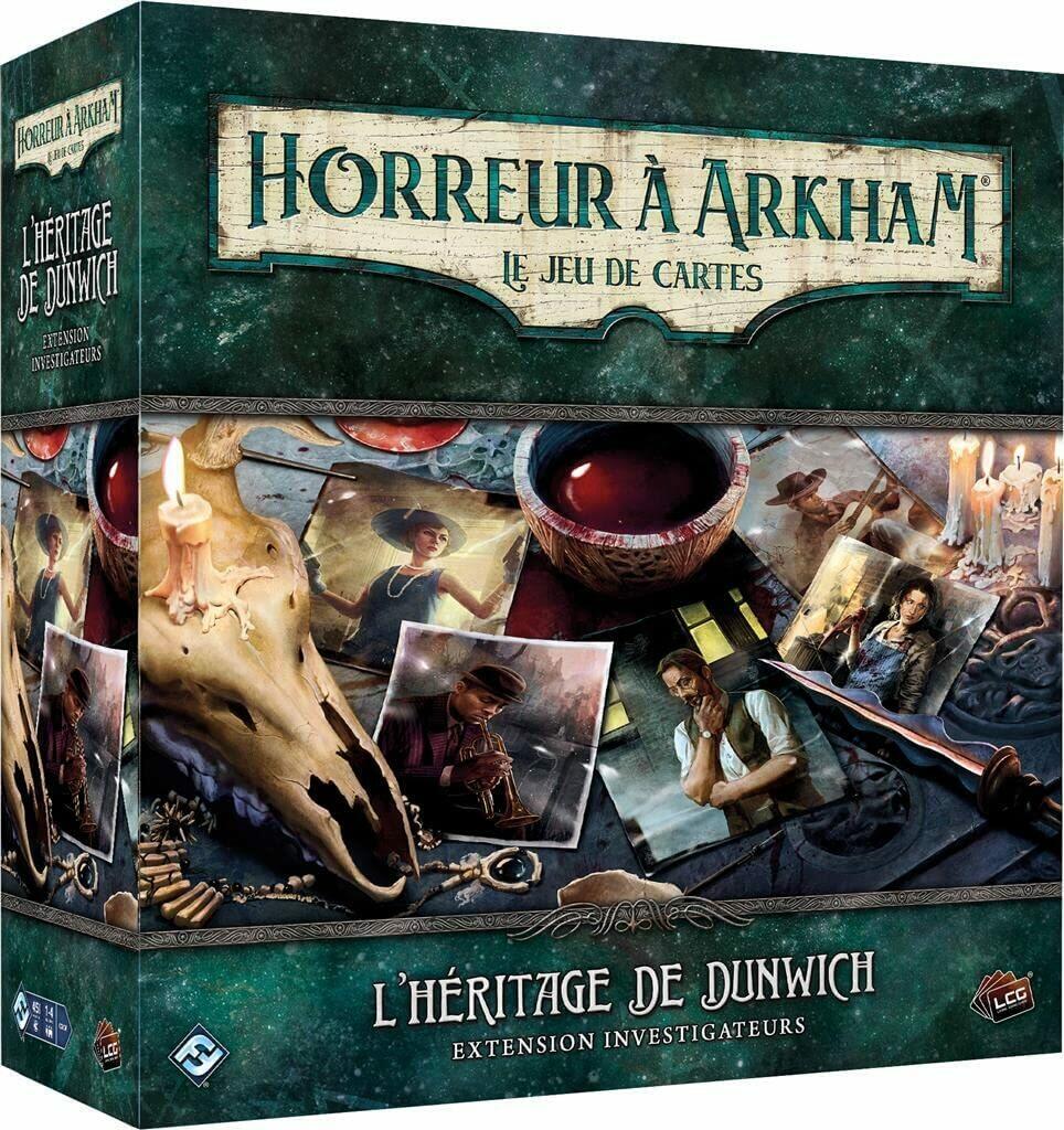 Horreur à Arkham: Le Jeu de Cartes - L'Héritage de Dunwich - Investigateurs Cover 3d