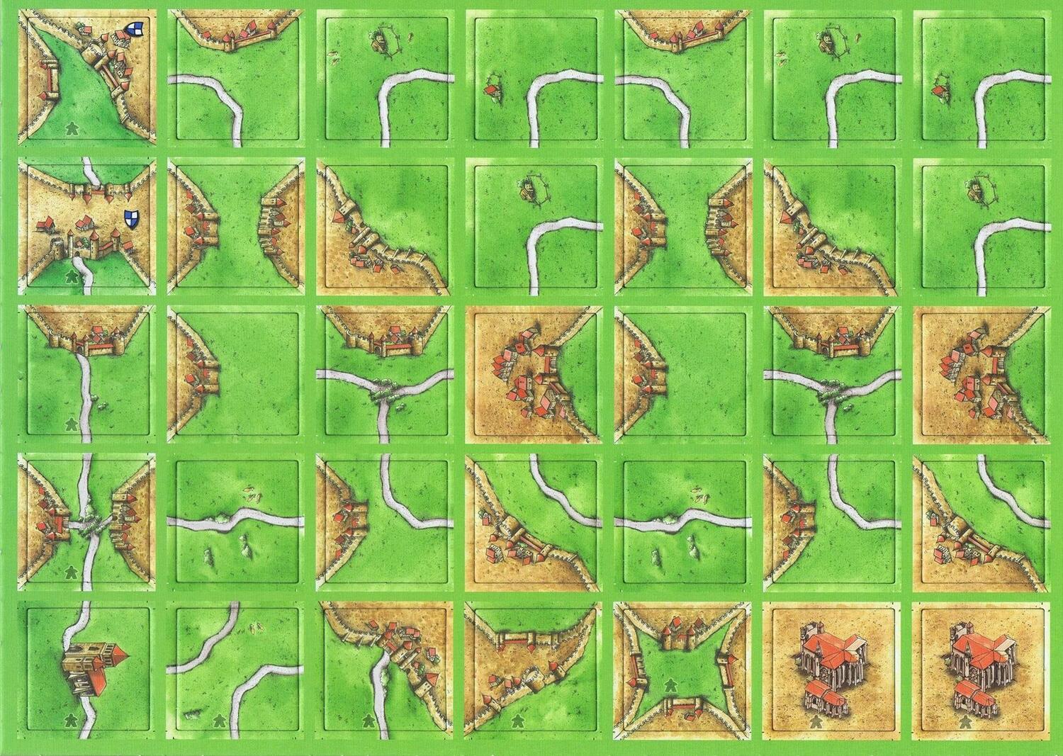 Carcassonne: Big Box 2012 Tuiles