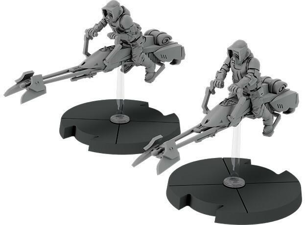 Star Wars: Légion - Speederbikes 74-Z Figurines
