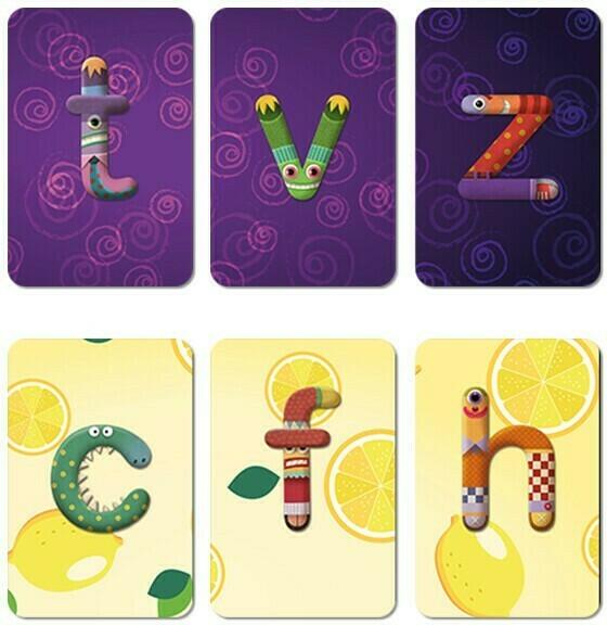 Les Familles des Alphamons Cartes