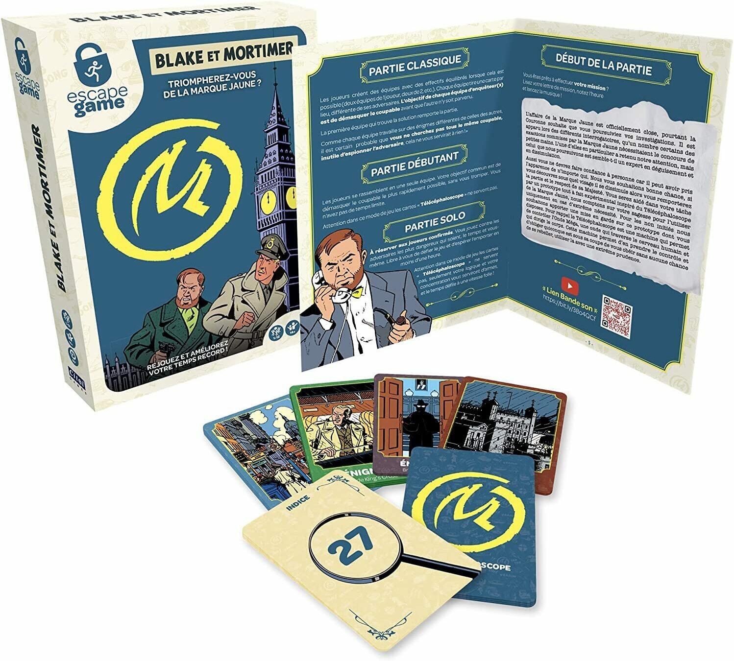 Escape Game: Blake et Mortimer - La Marque Jaune Eclate