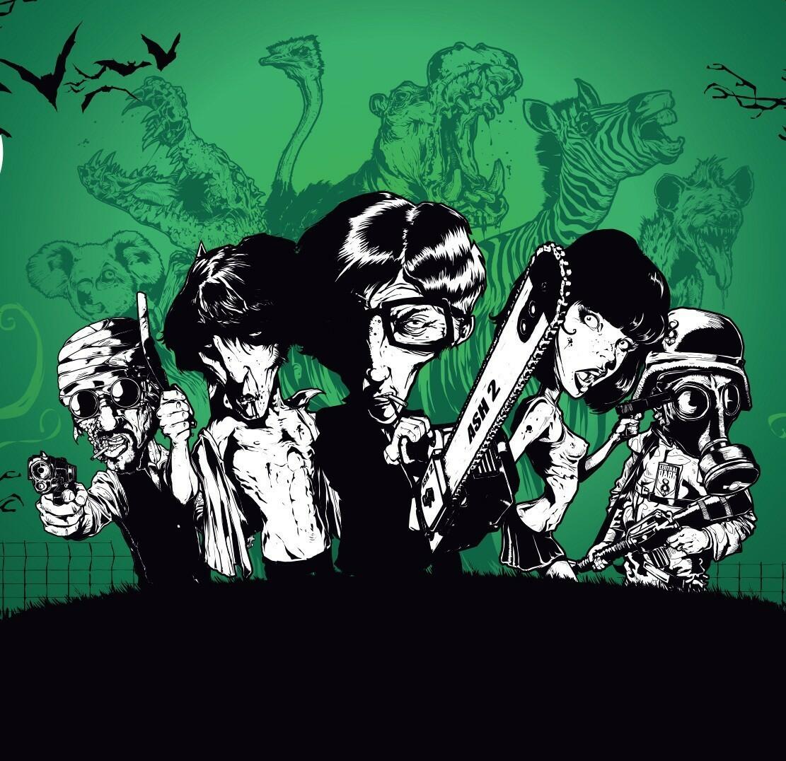 Apocalypse au Zoo de Carson City Artwork