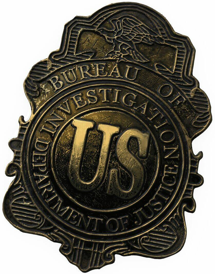 Sherlock Holmes: Détective Conseil - Bureau of Investigation Plaque