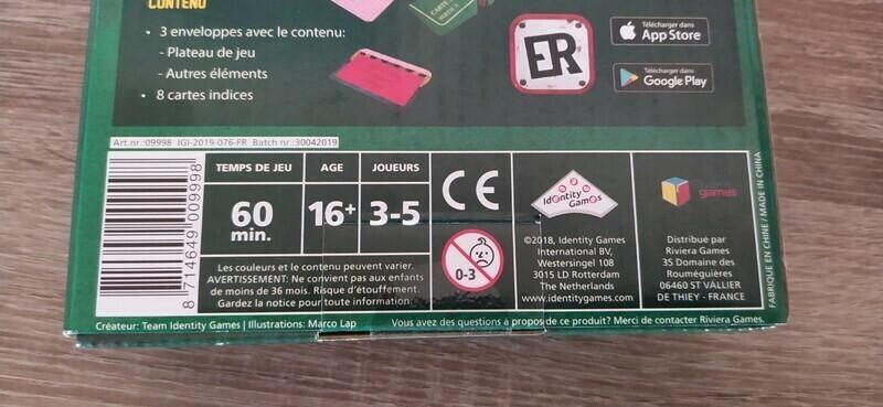 Escape Room: Le Jeu - Casino Back