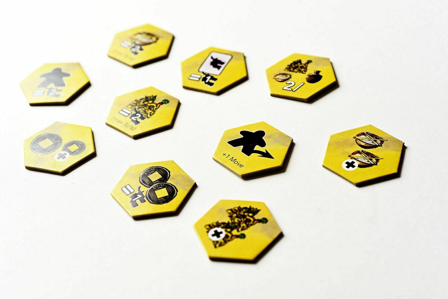 Dragon Boats of the Four Seas Jetons