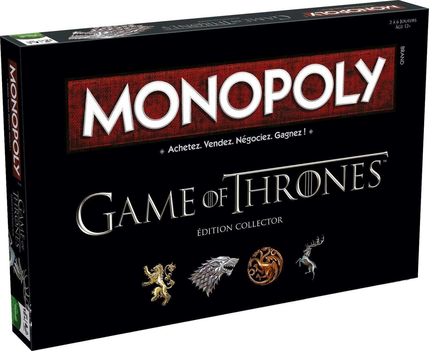 Monopoly: Game of Thrones Cover 3d